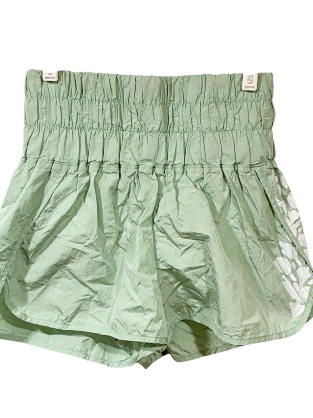Free People Green Mist‎ The Way Home High Rise Shorts Size Medium
